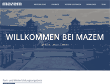 Tablet Screenshot of mazem.de